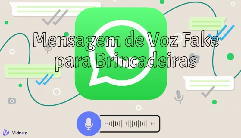 aplicativo de áudio falso