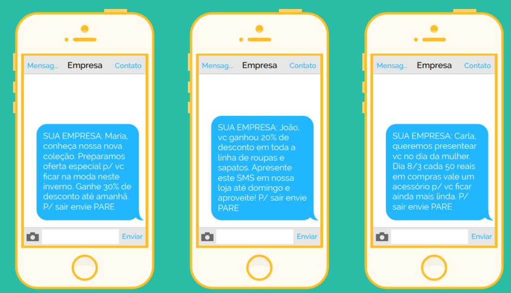 melhores ideias mensagens sms marketing ecommerce