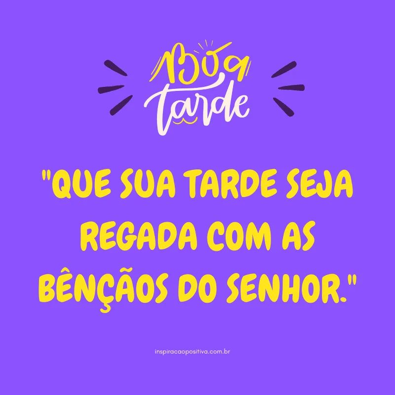 status de boa tarde abençoado