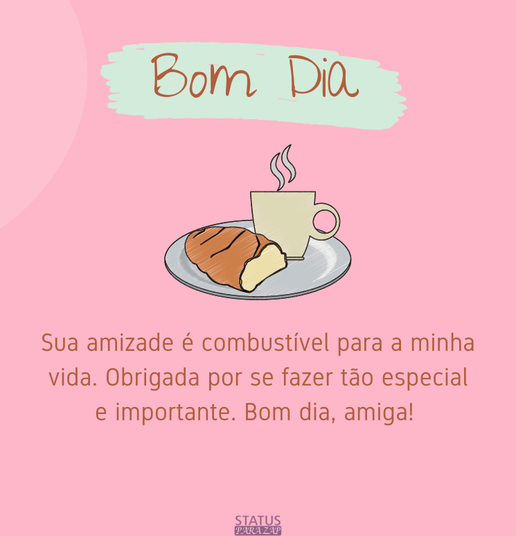 amizade bom dia amiga