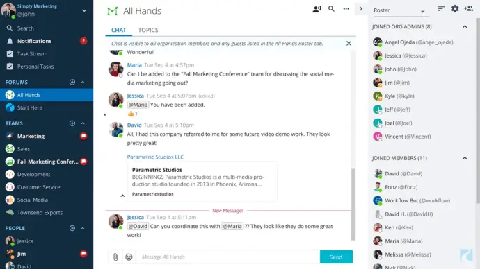 aplicativo de conversa