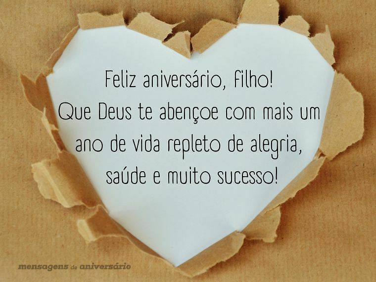 mensagem de aniversário para filho que mora longe