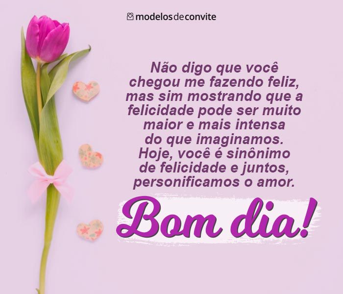 bom dia, meu amor ❤