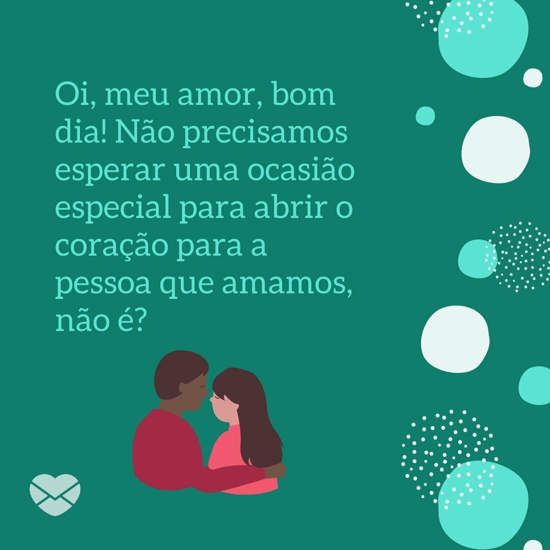 bom dia, meu amor frases curtas