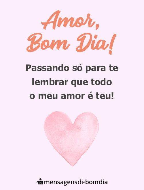 erros comuns ao enviar mensagem de bom dia meu amor