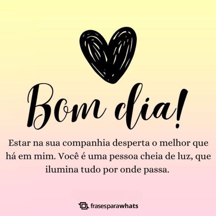 bom dia amorzinho