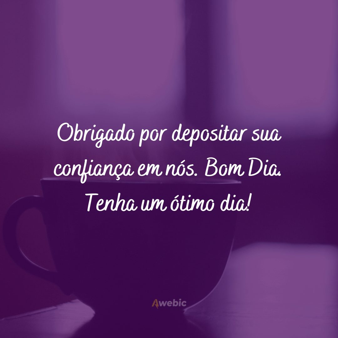 5 ideias de títulos:
1. 10 Mensagens de Bom Dia para Clientes que Encantam
2. Como Usar Mensagens de Bom Dia para Aumentar Vendas
3. WhatsApp para Negócios: Melhores Frases de Bom Dia
4. Crie Conexão: Mensagens de Bom Dia Personalizadas
5. Dicas Essenciais para Enviar Mensagens de Bom Dia sem Parecer Spam