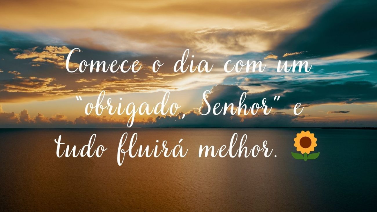 bom dia com gratidão e fé
