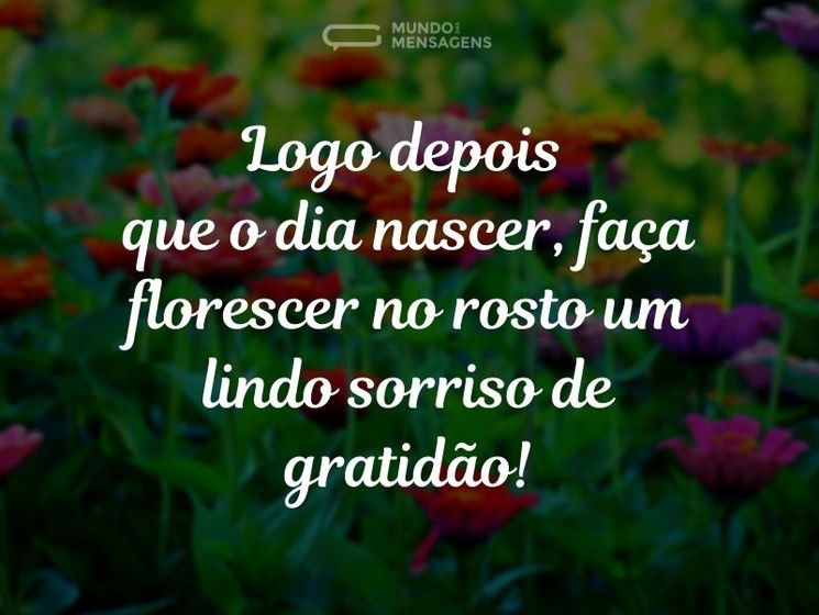 bom dia com otimismo