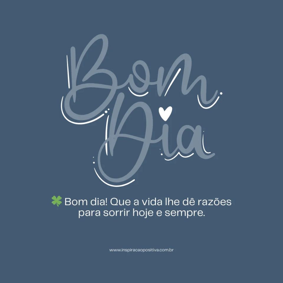 bom dia feliz