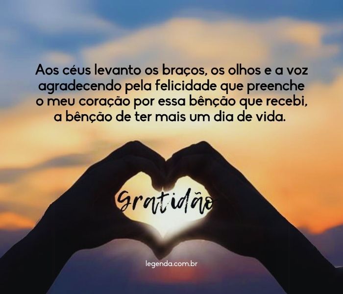 bom dia gratidão pela vida
