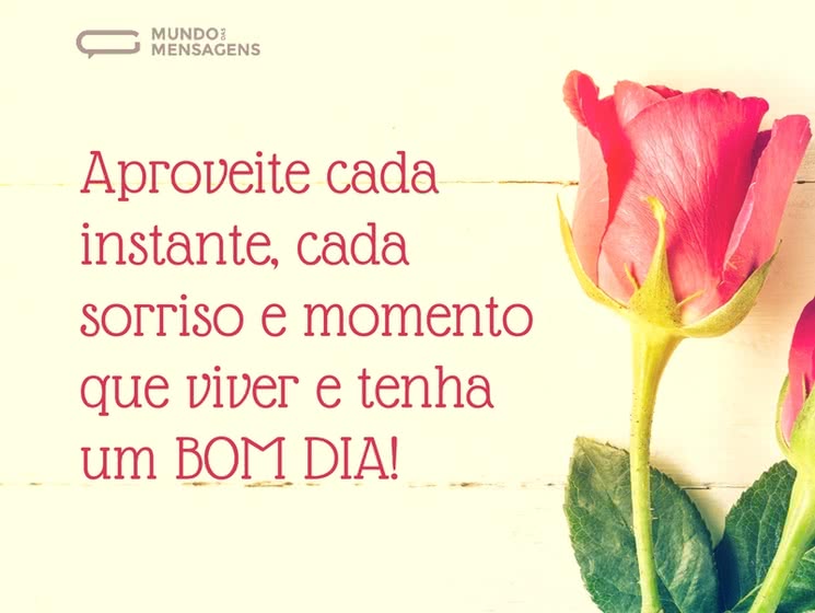 bom dia para alguém especial