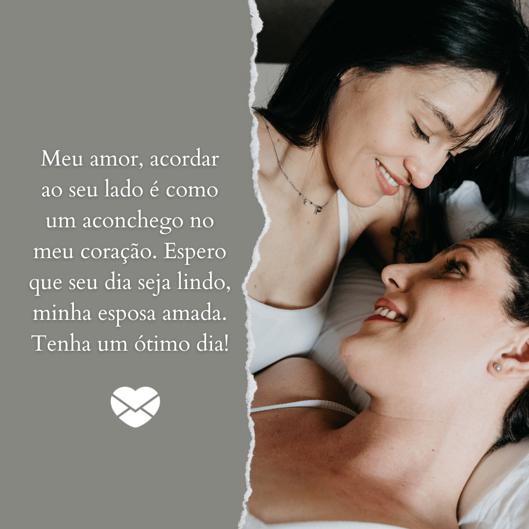 bom dia para esposa