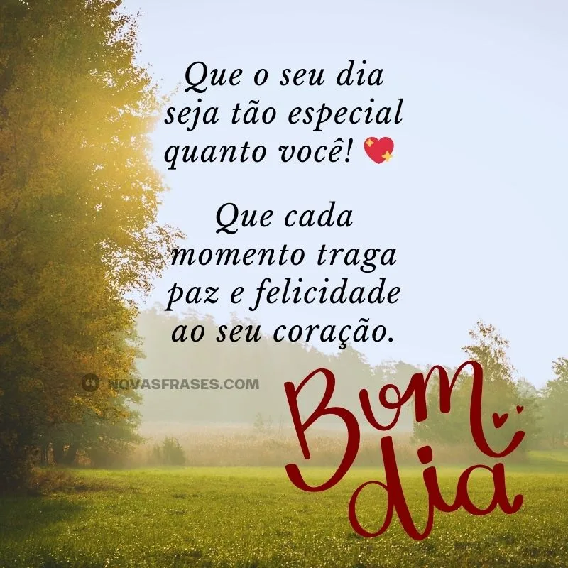 bom dia pessoa especial