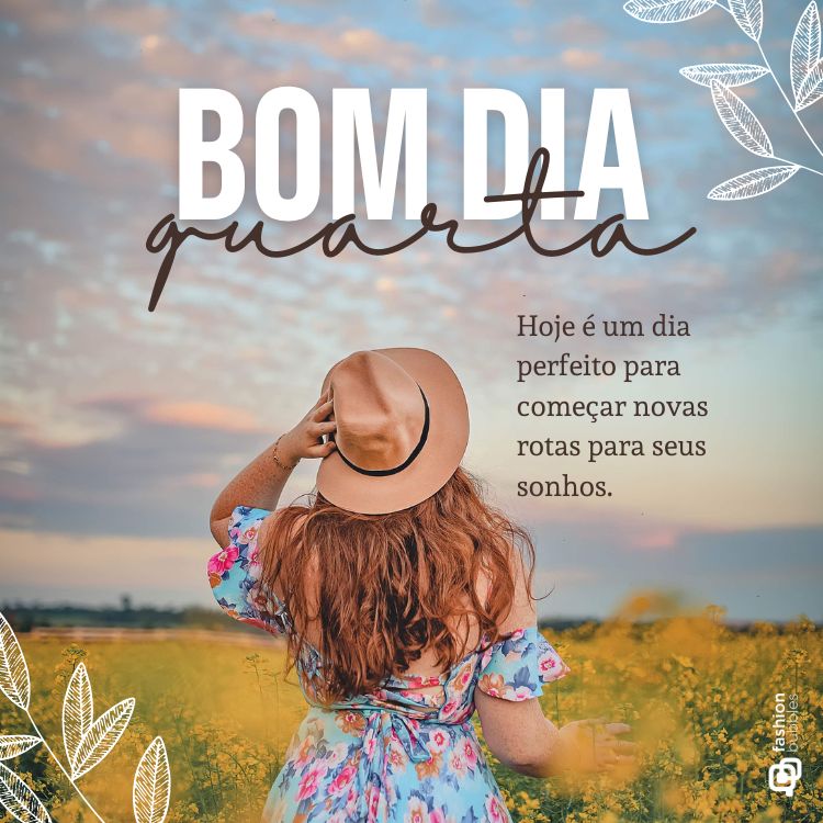 bom dia quarta feira fofo