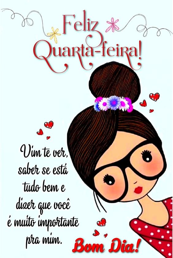 bom dia quarta feira fofo