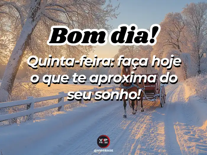 bom dia quinta-feira motivacional