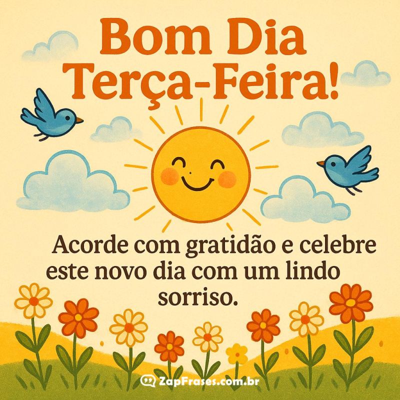 bom dia terça-feira motivação