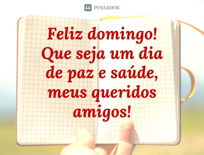 5 ideias de títulos:
1. As Melhores Mensagens de Bom Dia para um Domingo Iluminado
2. Domingo de Paz: Frases Inspiradoras para Começar o Dia
3. Mensagens de Feliz Domingo para Compartilhar com Quem Você Ama
4. Como Criar Mensagens de Domingo Personalizadas e Afetuosas
5. Encontre a Mensagem Perfeita de Bom Dia de Domingo no Pinterest e Pensador