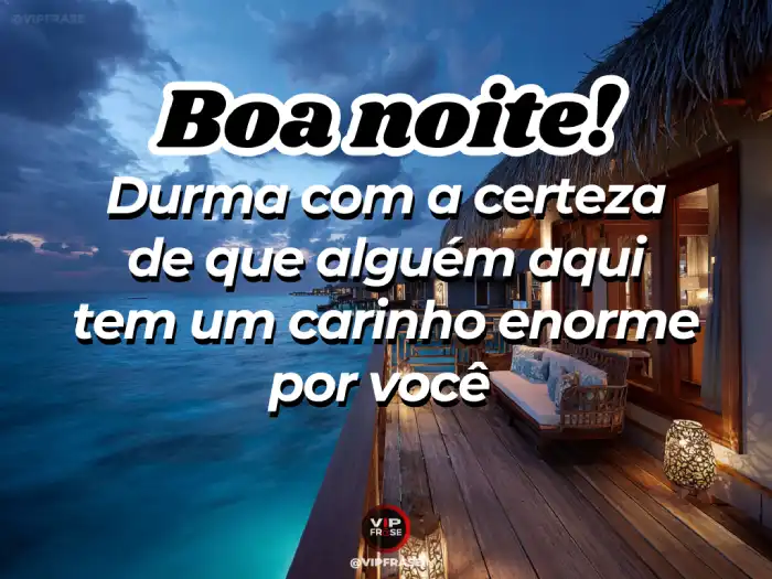 desejos de boa noite com afeto