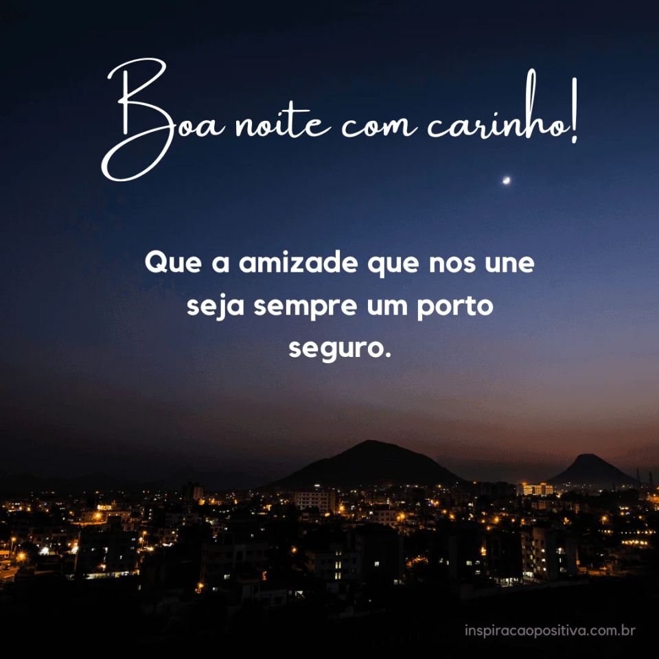 mensagem de boa noite com carinho para esposa