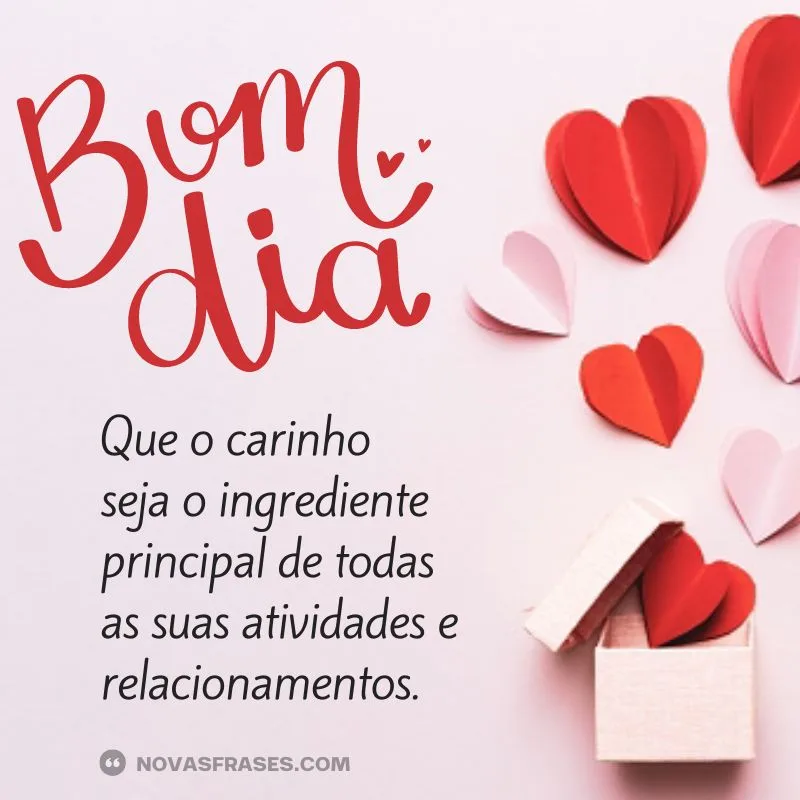 carinhoso bom dia com carinho