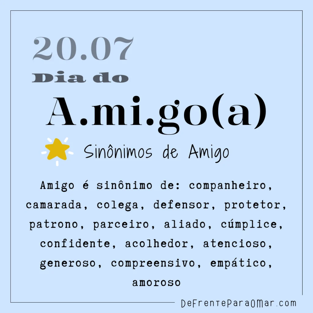 homenagem ao amigo