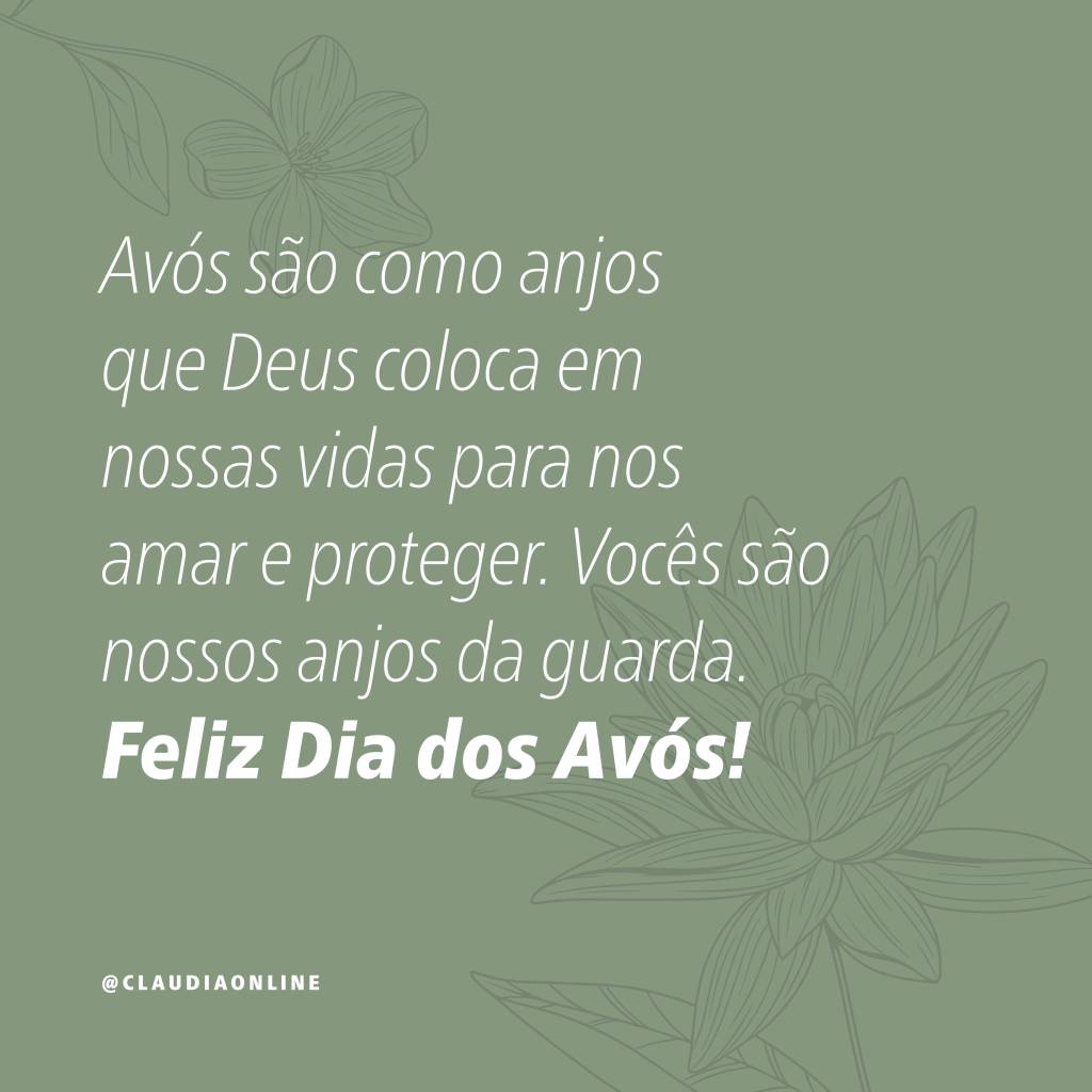 mensagens dia dos avós 2026