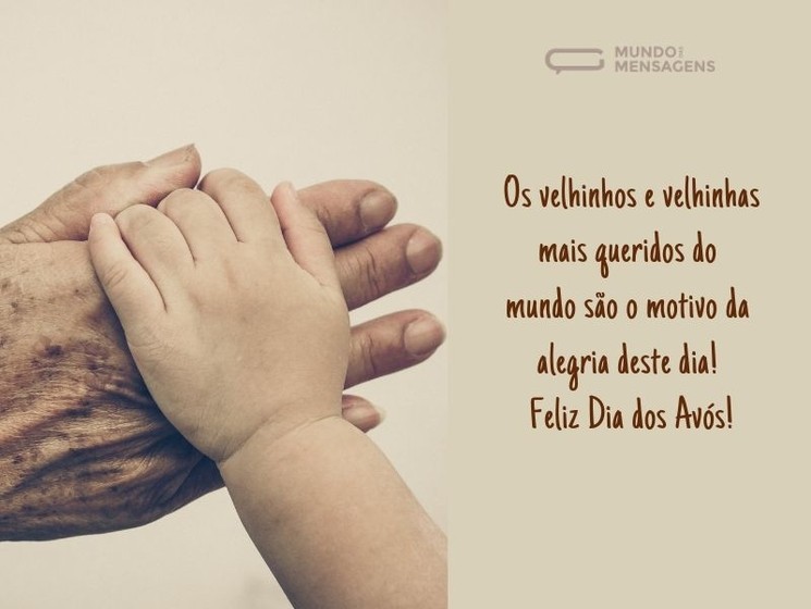 mensagem curta dia dos avós