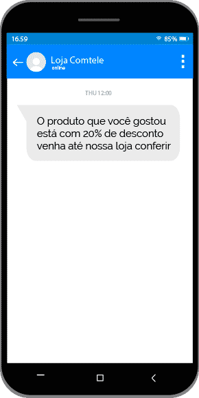 exemplos de mensagens sms para e-commerce que vendem
