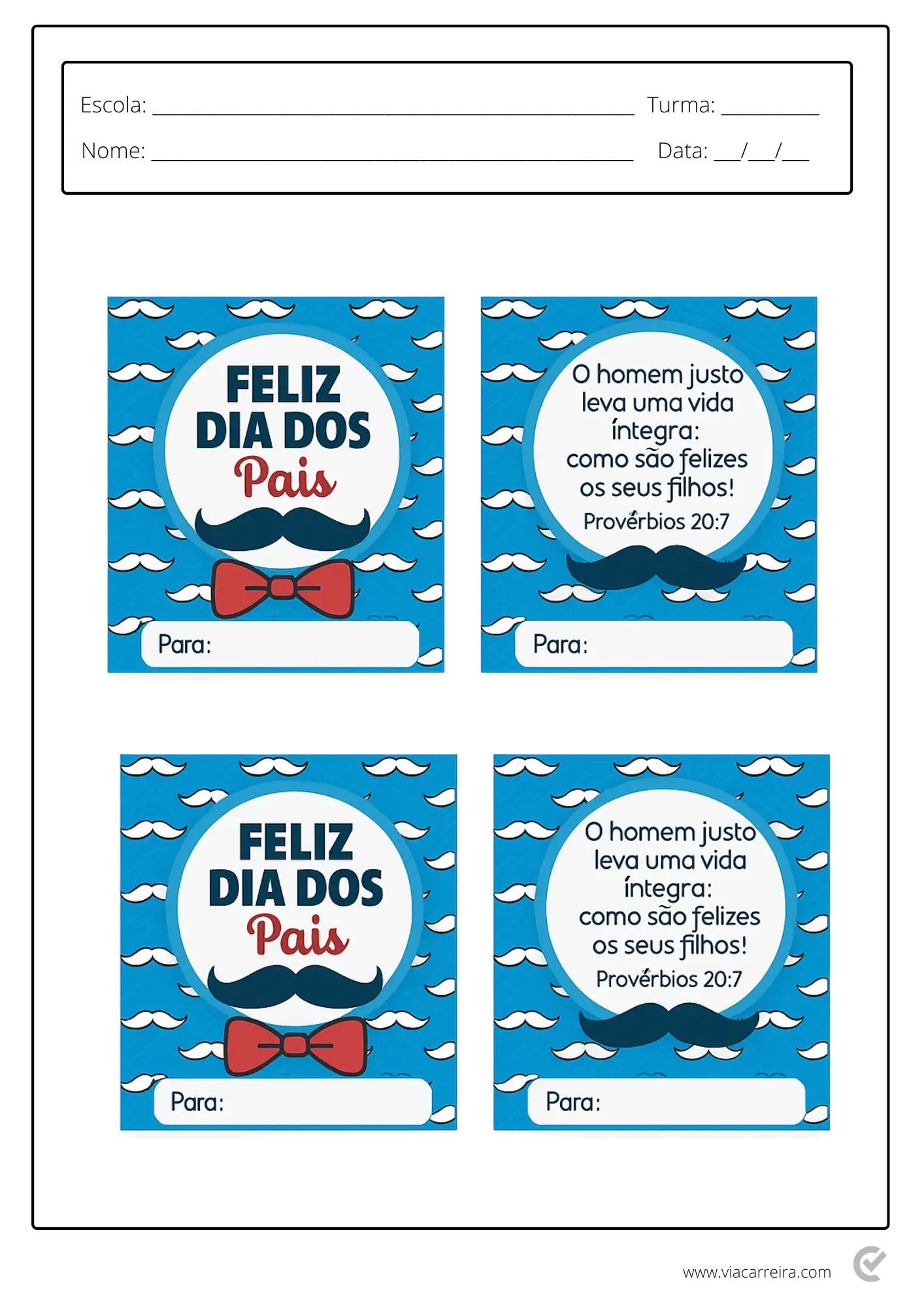 quanto custa enviar mensagem dia dos pais personalizada