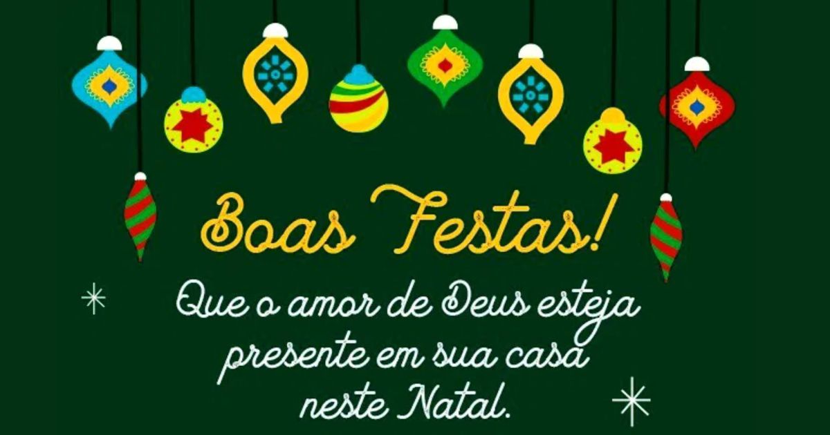 mensagens de feliz natal para familia