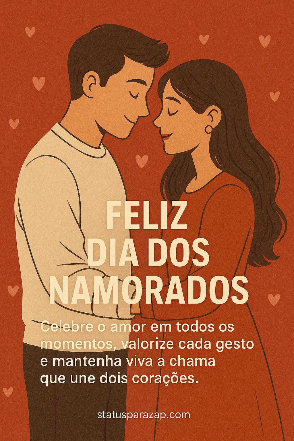 feliz nosso dia, amor frases curtas
