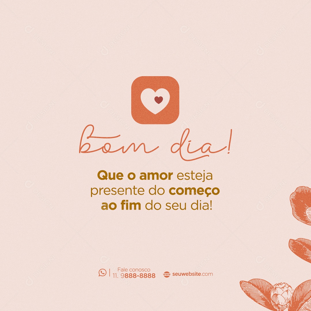 frase bom dia amor