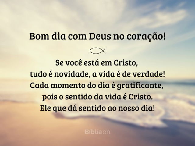 frases bom dia deus