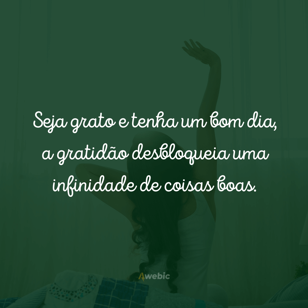 frases curtas de bom dia