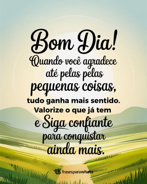 frases de bom dia inspiradoras