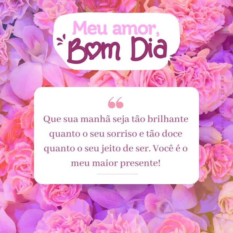 frases de bom dia para esposa