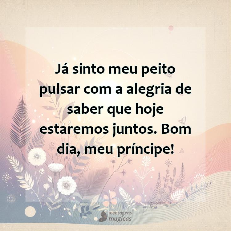 frase de bom dia romântica ou divertida para namorado