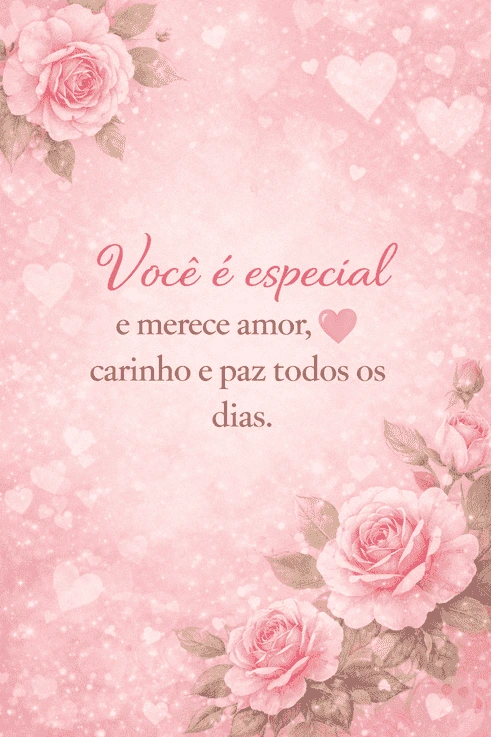 frases de carinho para uma pessoa especial