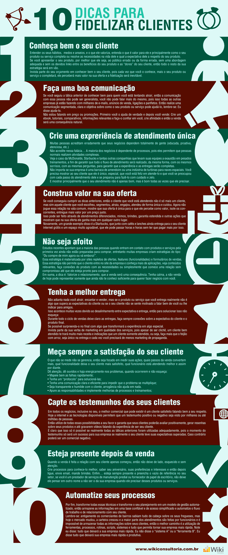 comparativo frases de fidelização e prospecção