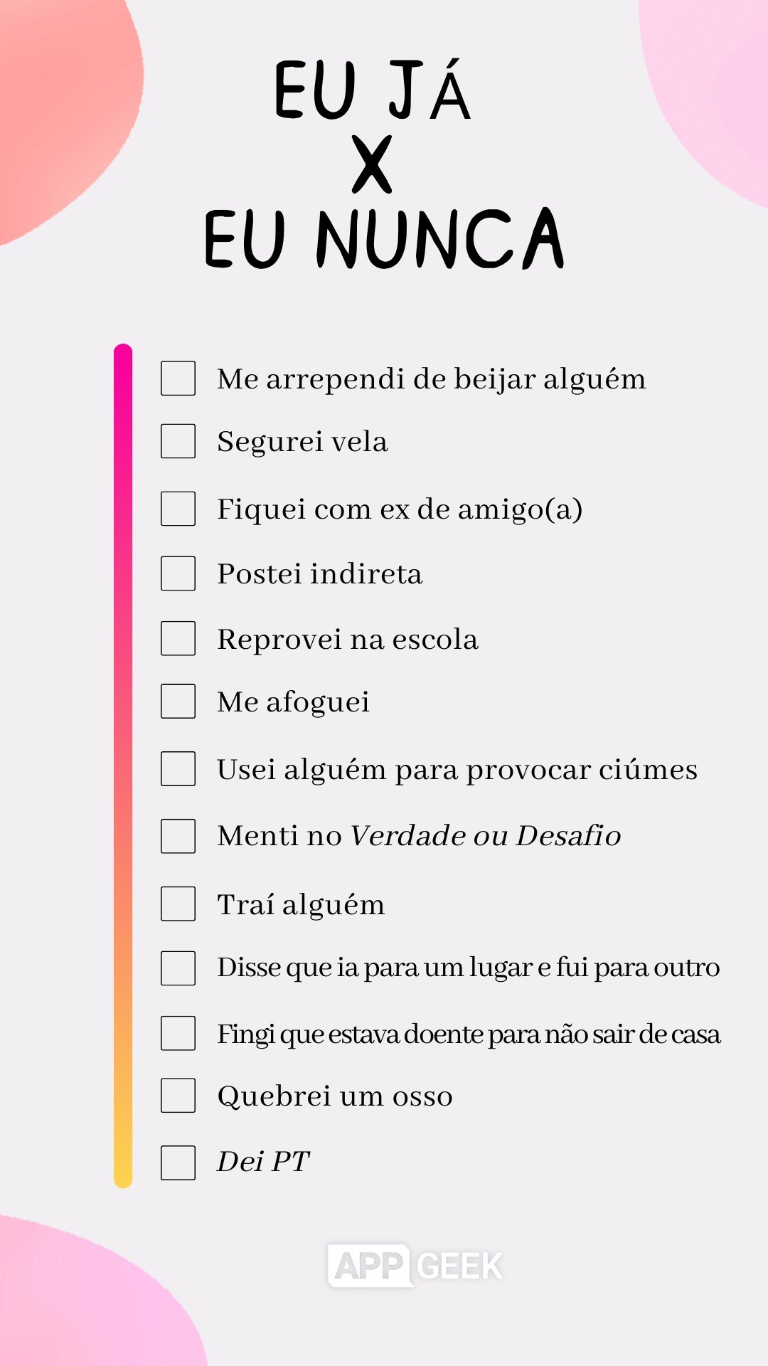 5 ideias de títulos