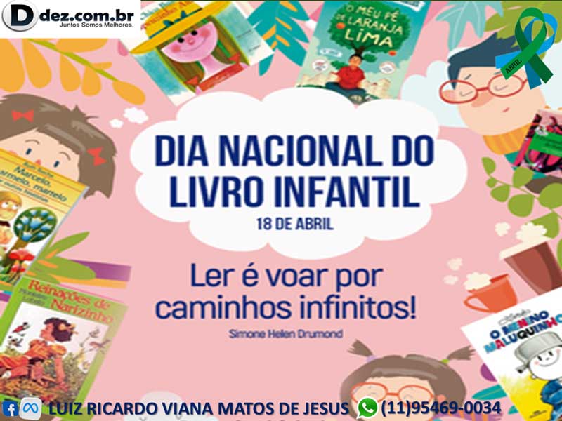 ideias de mensagens inspiradoras dia nacional do livro infantil