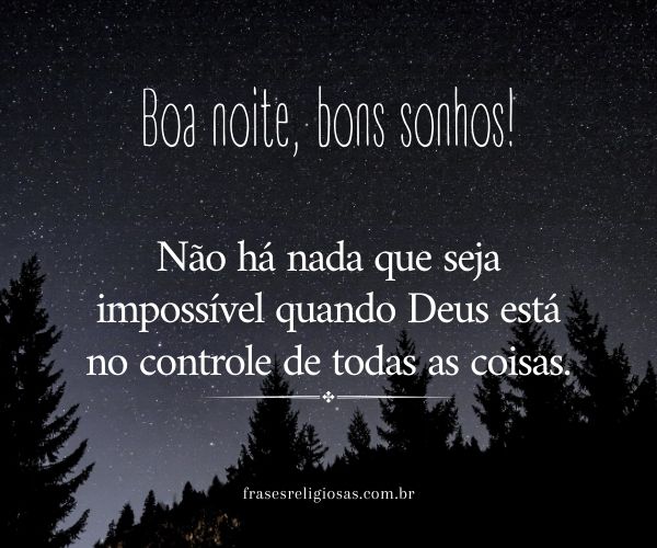 oração de boa noite com deus