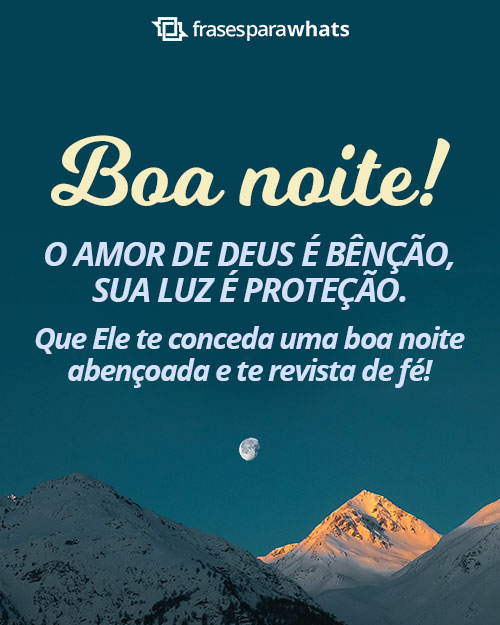 mensagem de boa noite com deus e anjos