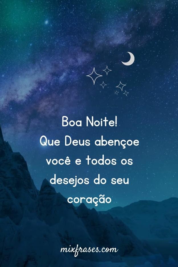 mensagem de boa noite com deus para acalmar