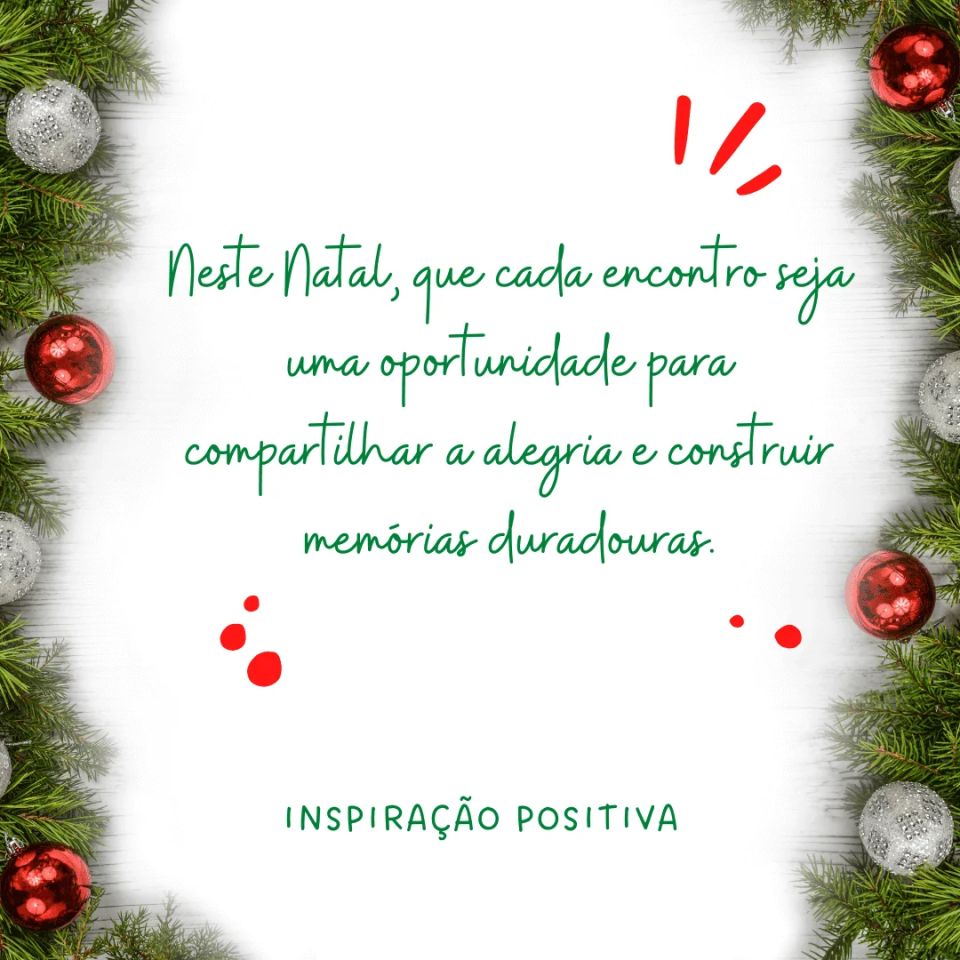 mensagem de natal para reflexão e paz