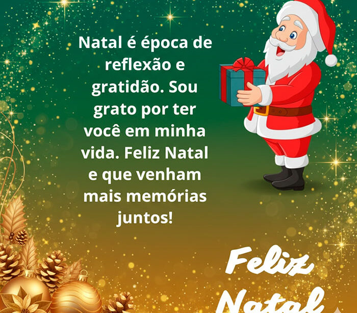 mensagem de natal para reflexão familiar