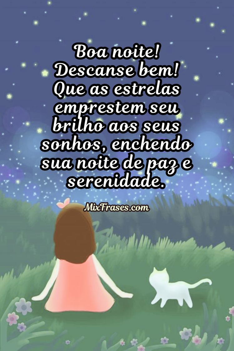 mensagem de boa noite para amiga