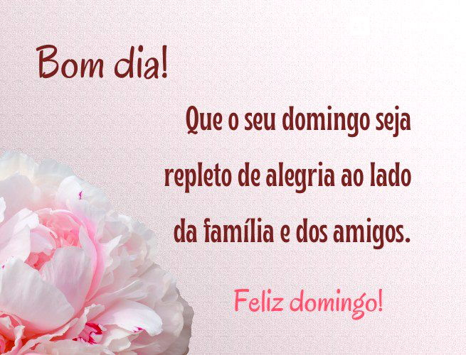 lindas mensagem de bom dia domingo
